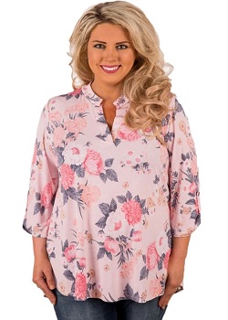Блузки свободного кроя для полных женщин