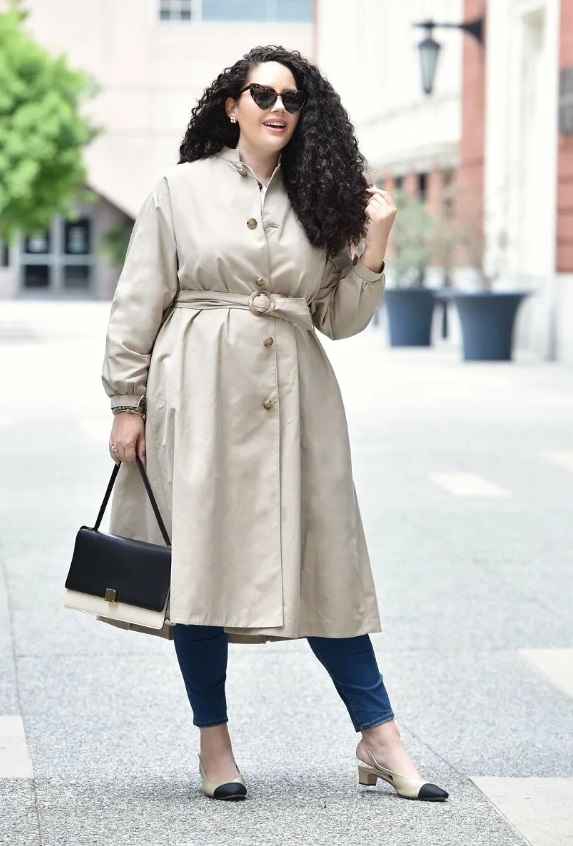 Модные вещи плюс-сайз | Трендовые луки для полных женщин на осень