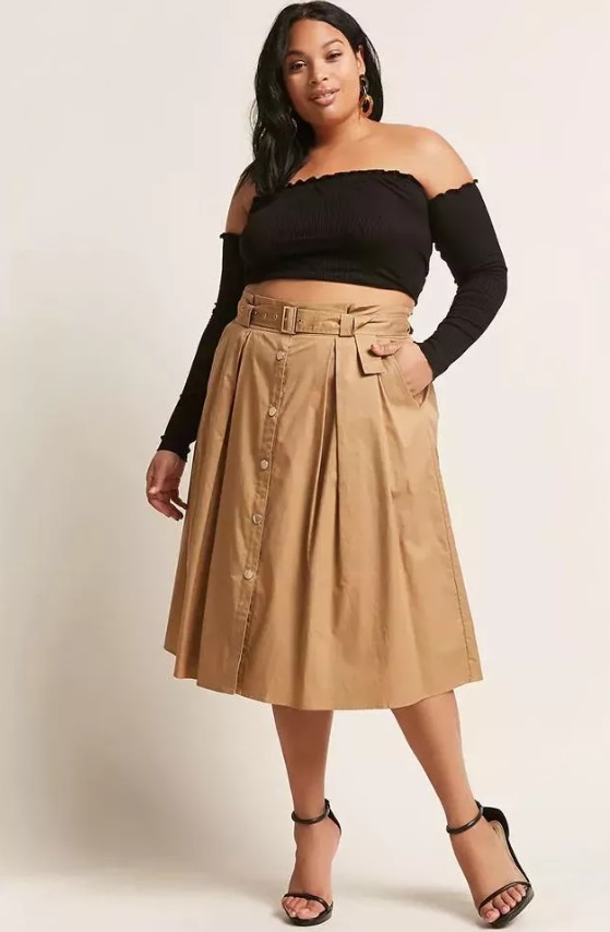 Юбка для полных женщин