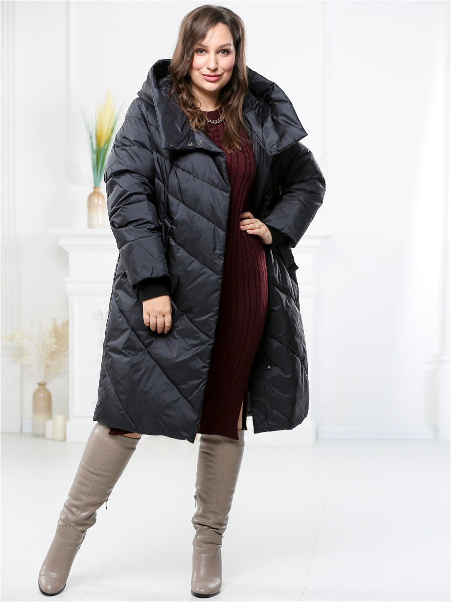 Создаем модный образ с пуховиком для полных
