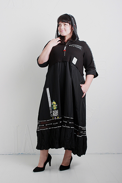 Платье95% вискоза, 5% эл.50-58 р-р