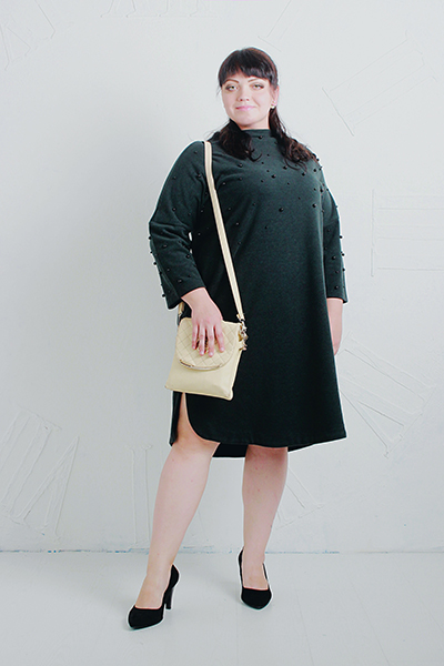 Платье50% хлопка, 50% pes50-56 р-р