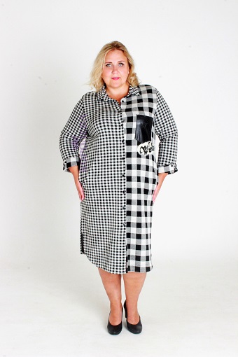 Как носить клетку полным дамам