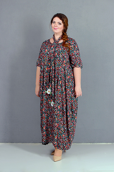 Платье95% вискоза, 5% лайкра50-58 р-р