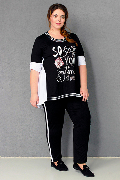 Костюм95% вискоза, 5 лайкра50-56 р-р