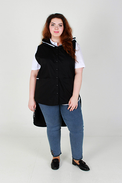 Туника75% хлопок, 21% пэ, 4% эластан50-56 р-р