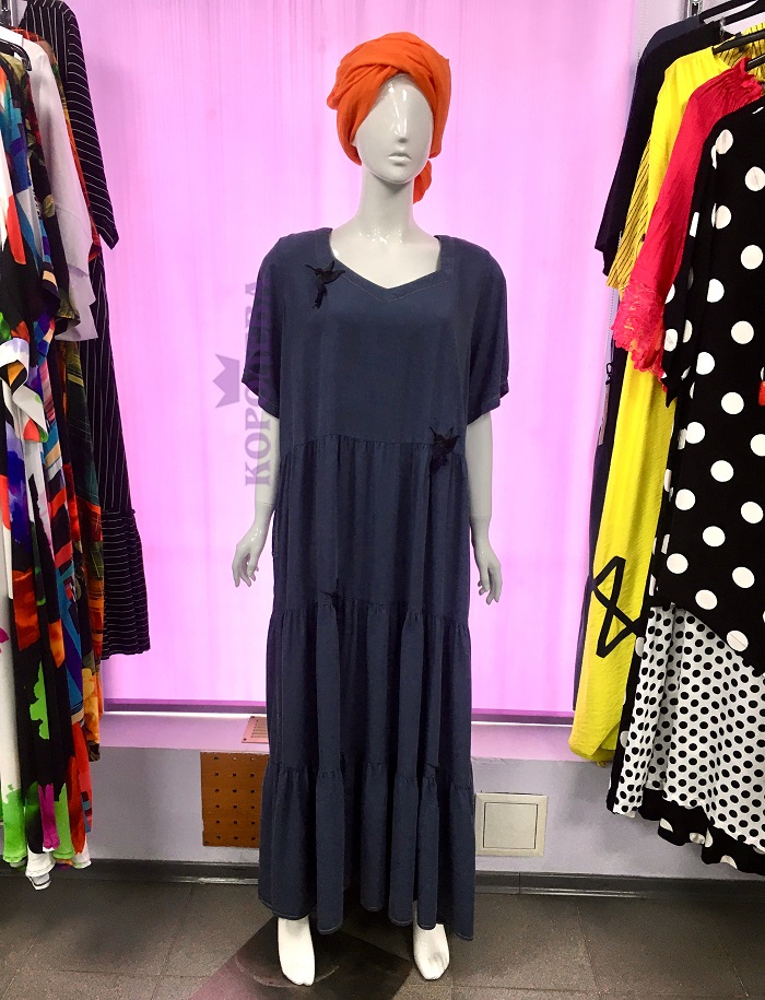 ПлатьеАрктикул: 5752Размеры: 50, 52, 54, 56, 58, 60Цена: 8200 руб.