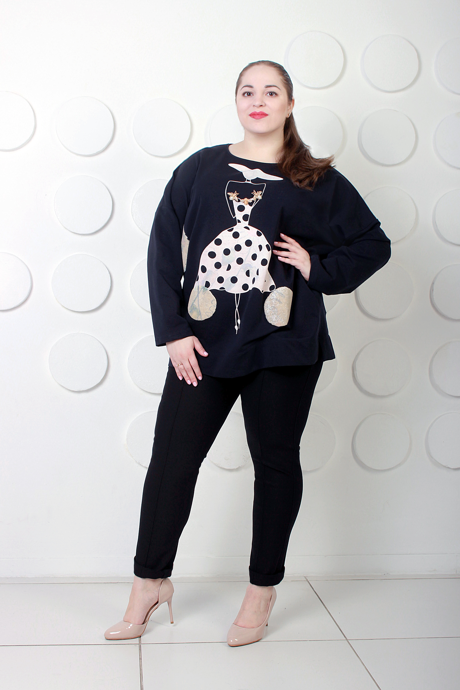 блузка; вискоза, эластан50-58 размеры